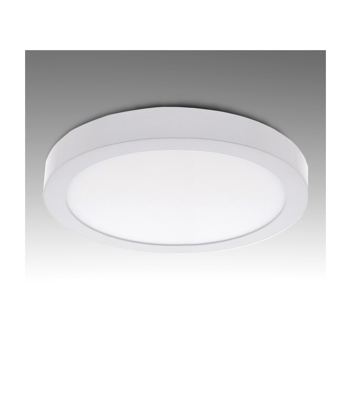 Plafón de Techo de LEDs Circular de Superficie Ø225mm 18W 1190Lm 30.000H