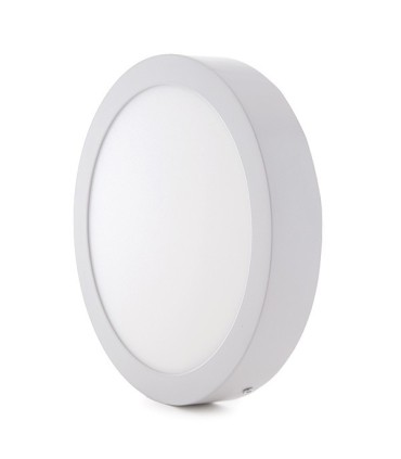 Plafón de Techo de LEDs Circular de Superficie Ø225mm 18W 1190Lm 30.000H