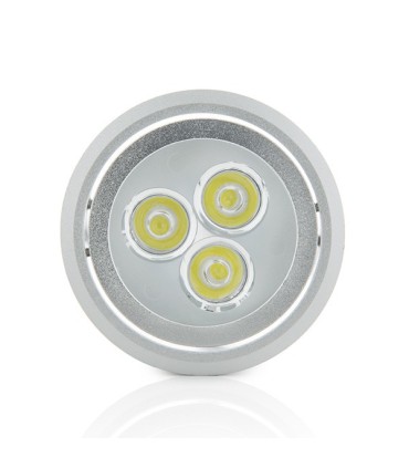 Foco Downlight de Superficie de LEDs Aluminio 3W 300Lm 30.000H