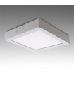 Plafón de Techo de LEDs Cuadrado de Superficie 225mm 18W 932Lm 30.000H