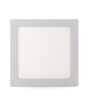 Plafón de Techo de LEDs Cuadrado de Superficie 225mm 18W 932Lm 30.000H