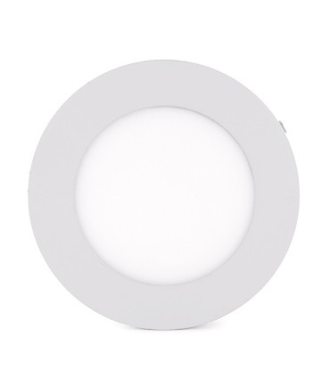 Plafón de Techo de LEDs Circular de Superficie Ø120mm 6W 470Lm 30.000H