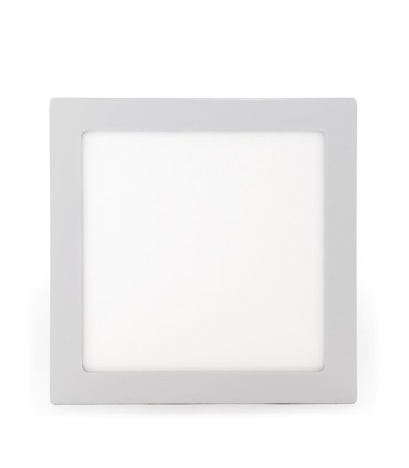 Plafón de Techo de LEDs Cuadrado de Superficie 174mm 12W 800Lm 30.000H