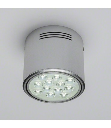 Foco Downlight de Superficie de LEDs Aluminio 12W 1200Lm 30.000H