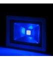 Foco Proyector de LEDs para Exterior BRICO 10W 850lm 30.000H Azul