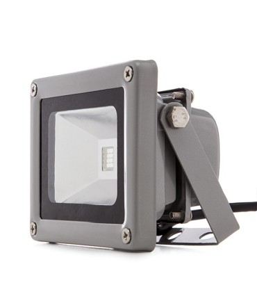 Foco Proyector de LEDs para Exterior BRICO 10W 850lm 30.000H Azul