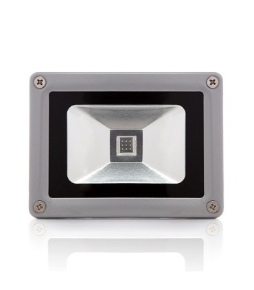 Foco Proyector de LEDs para Exterior BRICO 10W 850lm 30.000H Azul