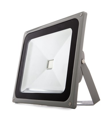 Foco Proyector de LEDs para Exterior BRICO 50W 4250Lm 30.000H Azul