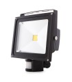 Proyector de LEDs para Exterior con Detector Movimiento 30W 2700Lm 30.000H