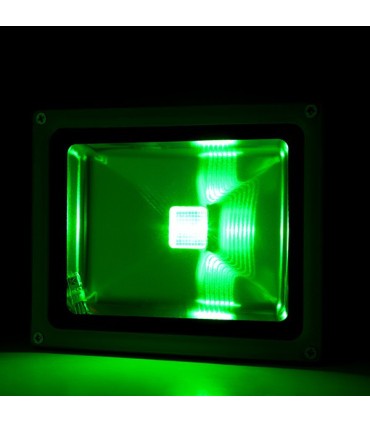 Foco Proyector de LEDs para Exterior 20W RGB con Mando Distancia