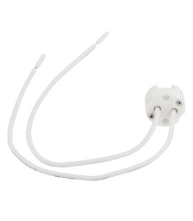 Portalámparas Cerámico GU5,3 Cables 160mm