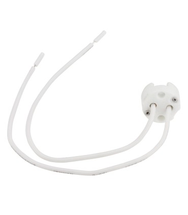 Portalámparas Cerámico GU5,3 Cables 160mm