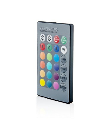 Bombilla de LEDs RGB 3W E27 con Mando a Distancia