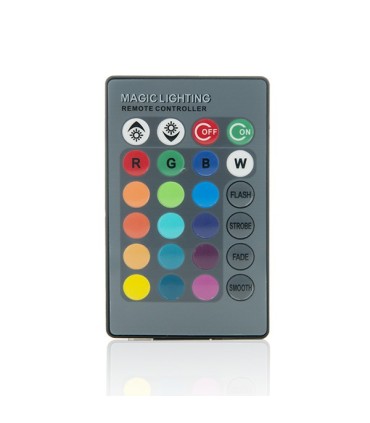 Bombilla de LEDs RGB 3W E27 con Mando a Distancia
