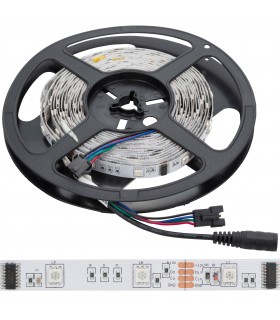 Tira de 150 Leds 5M 12VDC SMD5050 Digital RGB Interior