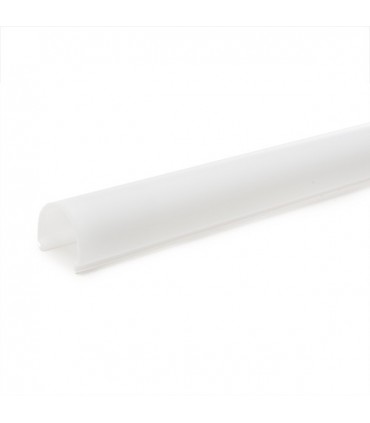 Perfil de Aluminio Curvado para Techo o Colgante para Tira de LEDs - Difusor Opal - Tira de 2 Metros