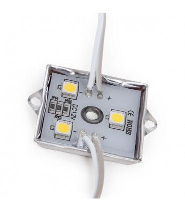 Módulo de 3 LEDs Aluminio SMD5050 0,72W