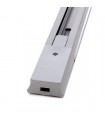 Carril para Focos de LEDs 1M Color Aluminio