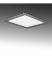 Placa de LEDs Cuadrada ECOLINE 224m 18W 1350Lm 30.000H Aro Color Plata
