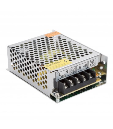 Transformador para Tiras de LEDs 12VDC 60W/5A IP25 Interior