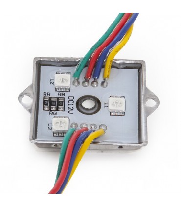 Módulo de 3 LEDs Aluminio SMD5050 0,72W RGB