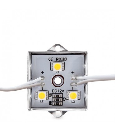 Módulo de 3 LEDs Aluminio SMD5050 0,72W