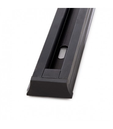 Carril para Focos de LEDs 1M Color Negro