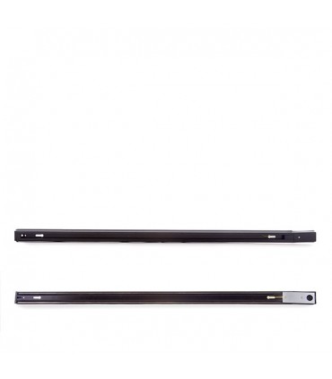 Carril para Focos de LEDs 1M Color Negro