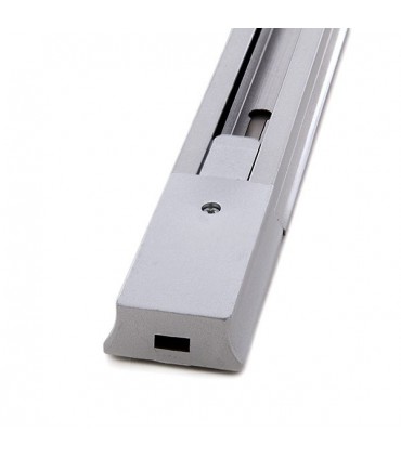 Carril para Focos de LEDs 1M Color Aluminio