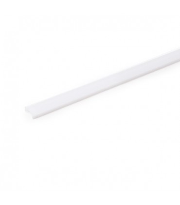 Perfíl de Aluminio para LEDS Iluminación Escaleras  con Difusor Opal - Tira de 1 Metro