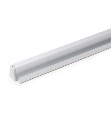 Perfíl de Aluminio para LEDS uso en Estanterías Cristal  Espesor 6mm - Tira de 1 Metro