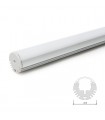 Perfíl de Aluminio para  Tiras de LEDS - Barra Armario - Difusor Opal -Tira de 2 Metros