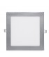 Placa de LEDs Cuadrada ECOLINE 224m 18W 1350Lm 30.000H Aro Color Plata