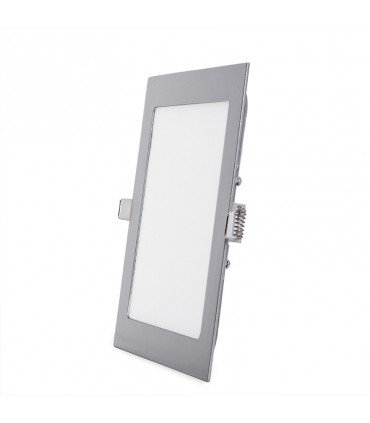 Placa de LEDs Cuadrada ECOLINE 224m 18W 1350Lm 30.000H Aro Color Plata