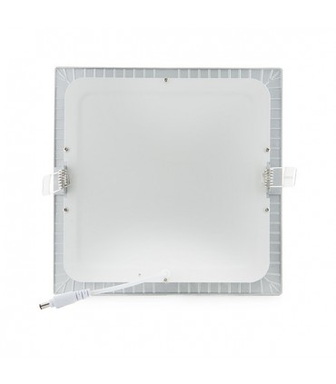 Placa de LEDs Cuadrada ECOLINE 224m 18W 1350Lm 30.000H Aro Color Plata