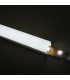 Perfíl de Policarbonato para LEDS Instalación Exterior IP68 - Difusor Opal -Tira de 2 Metros