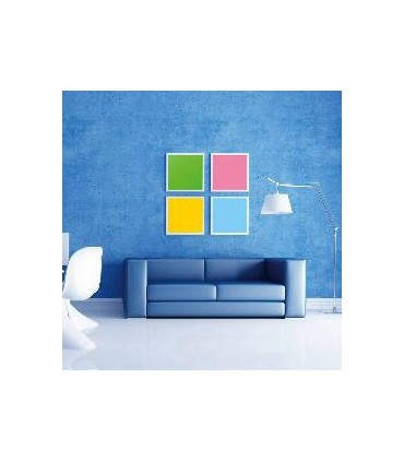 Placa LEDs Rectangular RGB 295x295mm 16W 24VDC Driver/Controlador Centralizado