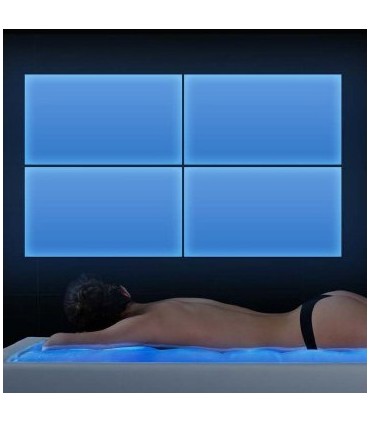 Placa LEDs Rectangular RGB 295x295mm 16W 24VDC Driver/Controlador Centralizado