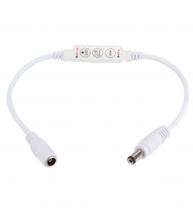 Controlador-Dimmer Mini para Tiras de LEDs Unicolor 12-24VDC hasta 144W