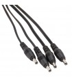 Cable Conexión DC 4 Vías  0,5+0,7 Metros