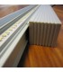 Perfíl de Aluminio para Alojamiento Transformador Perfíl Espejo SU-M001B - Tira de 1 Metro