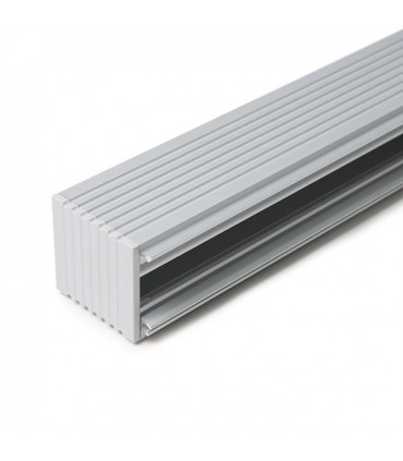 Perfíl de Aluminio para Alojamiento Transformador Perfíl Espejo SU-M001B - Tira de 1 Metro