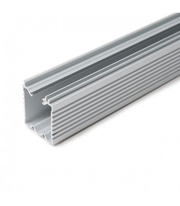 Perfíl de Aluminio para Alojamiento Transformador Perfíl Espejo SU-M001B - Tira de 1 Metro