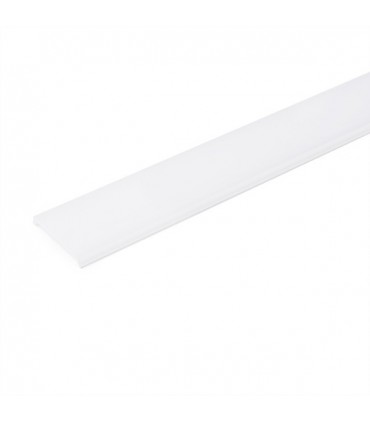 Perfíl de Aluminio para LEDS Iluminación Espejos  y Cuadros  con Difusor Opal - Tira de 1 Metro