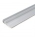 Perfíl de Aluminio para LEDS Iluminación Escaleras  con Difusor Opal - Tira de 1 Metro