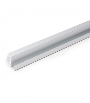 Perfíl de Aluminio para LEDS uso en Estanterías Cristal  Espesor 6mm - Tira de 1 Metro