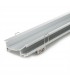 Perfíl de Aluminio para LEDS Instalación en Escaleras - Difusor Opal -Tira de 1 Metro