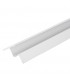 Perfíl de Aluminio para LEDS Instalación Techos Falsos - Difusor Opal -Tira de 1 Metro
