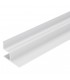 Perfíl de Aluminio para LEDS Instalación Techos Falsos - Difusor Opal -Tira de 1 Metro
