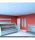 Downlights de LEDs Circular de LEDs con Cristal Ø160mm 12W 900Lm 30.000H